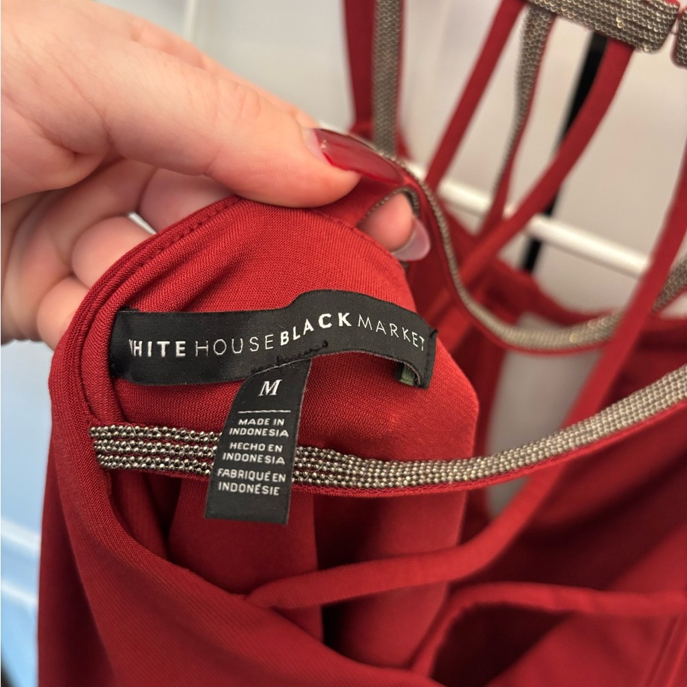Asymmetrical Red Top - Picture 3 of 7